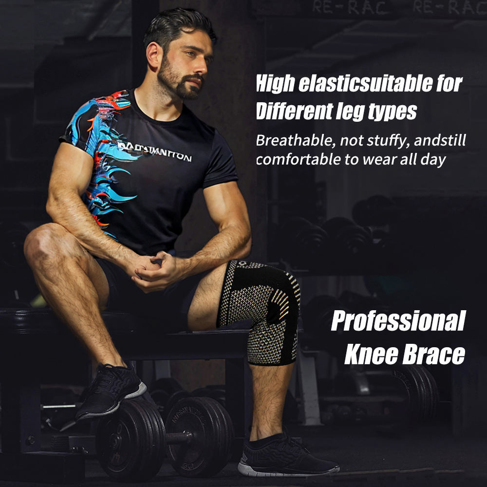 AthletiCore CopperFit Knee Support Sleeves (Pair)