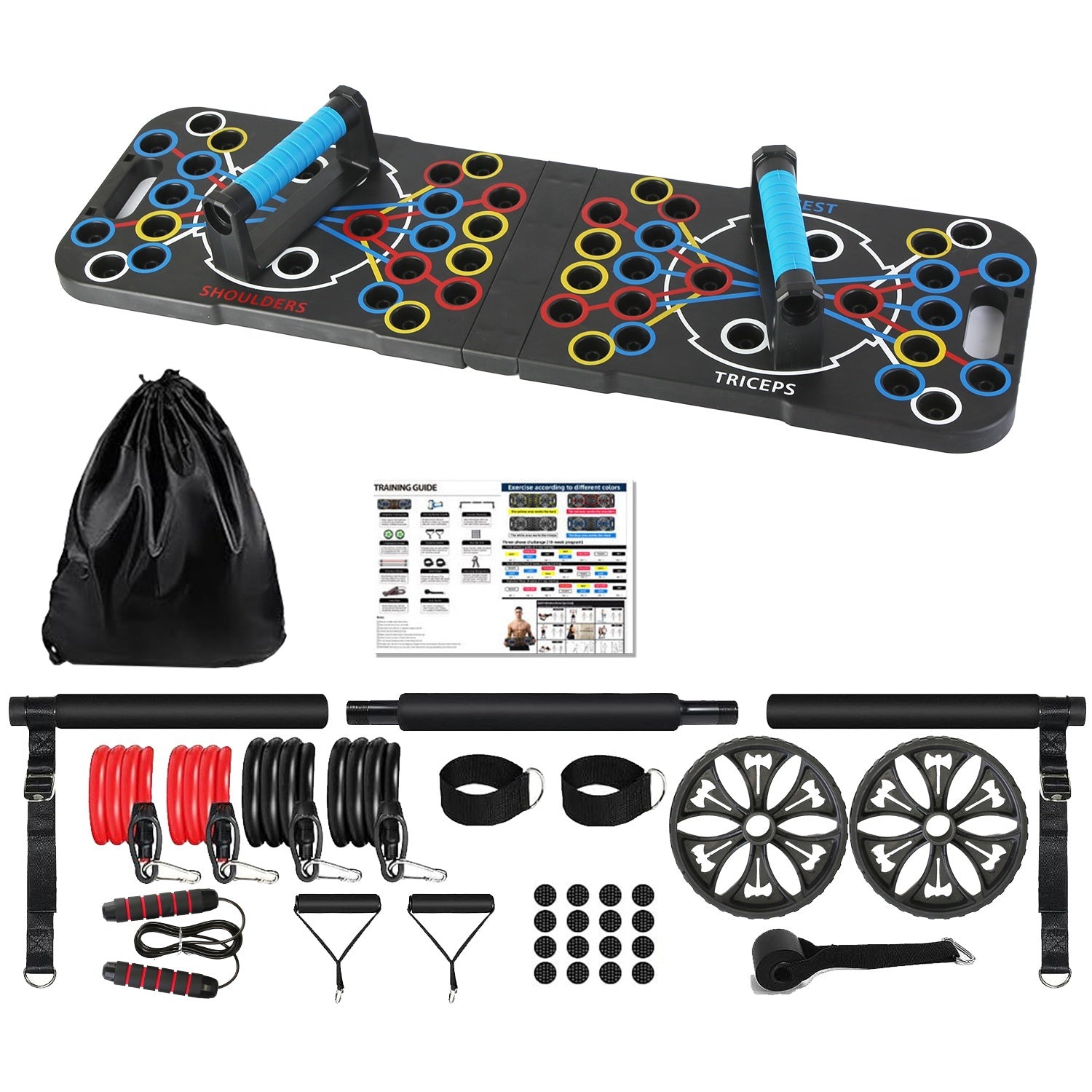 AthletiCore 15-in-1 Push-Up Training Board Kit