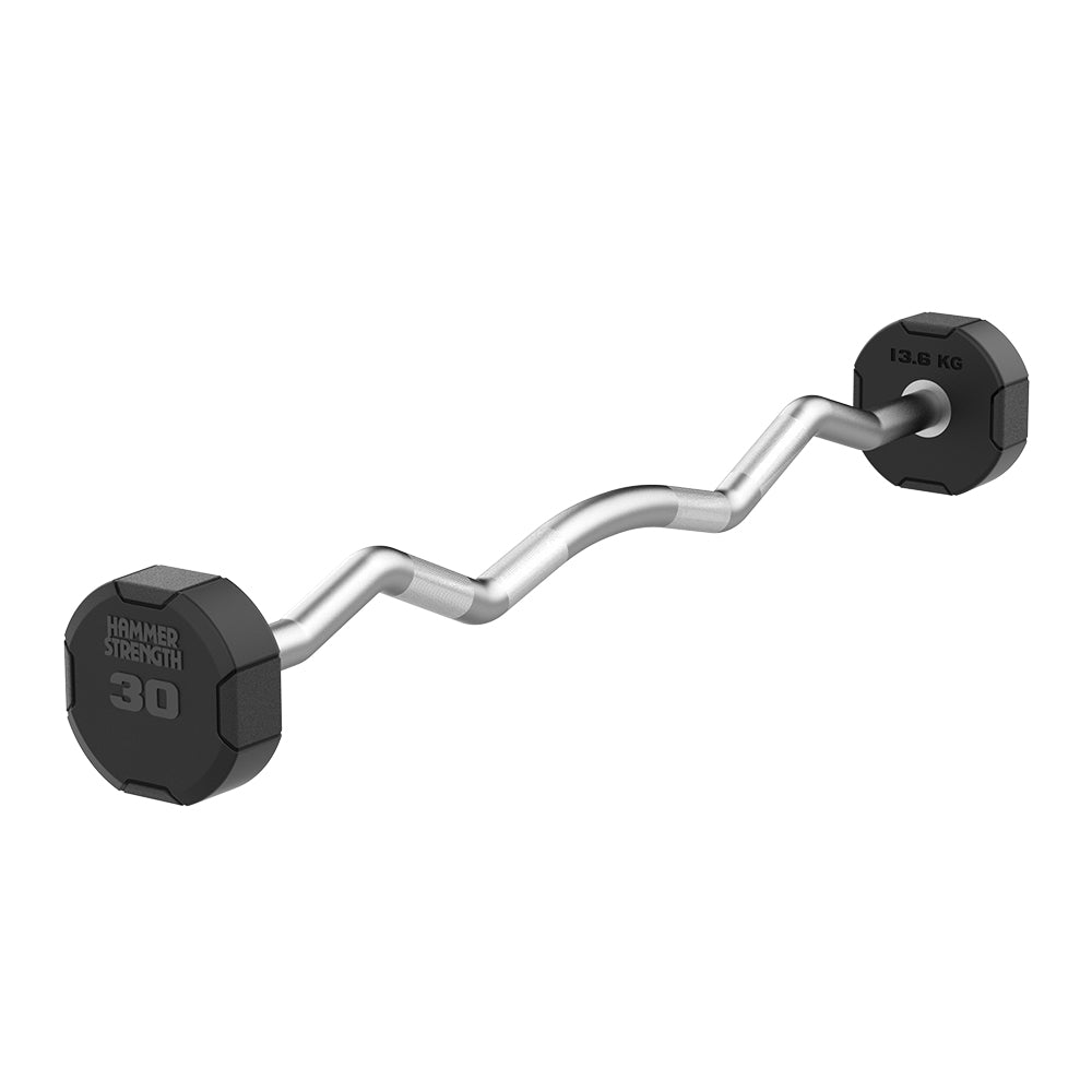Hammer Strength 4-Sided Rubber Barbells