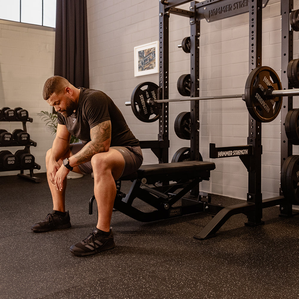 Hammer Strength Curl Bars