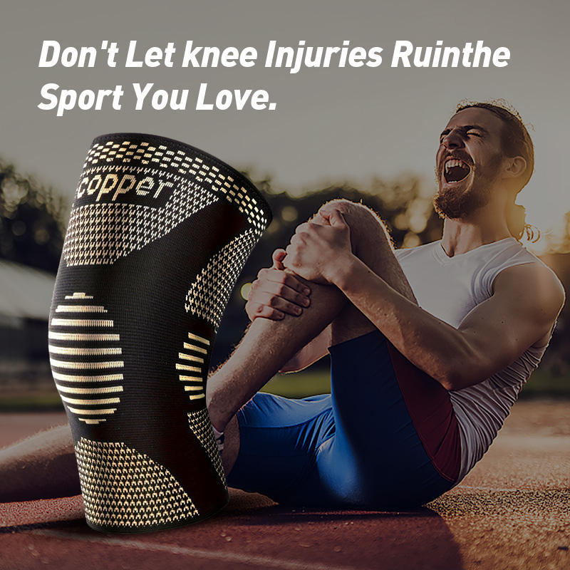 AthletiCore CopperFit Knee Support Sleeves (Pair)