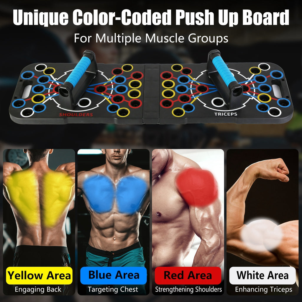 AthletiCore 15-in-1 Push-Up Training Board Kit