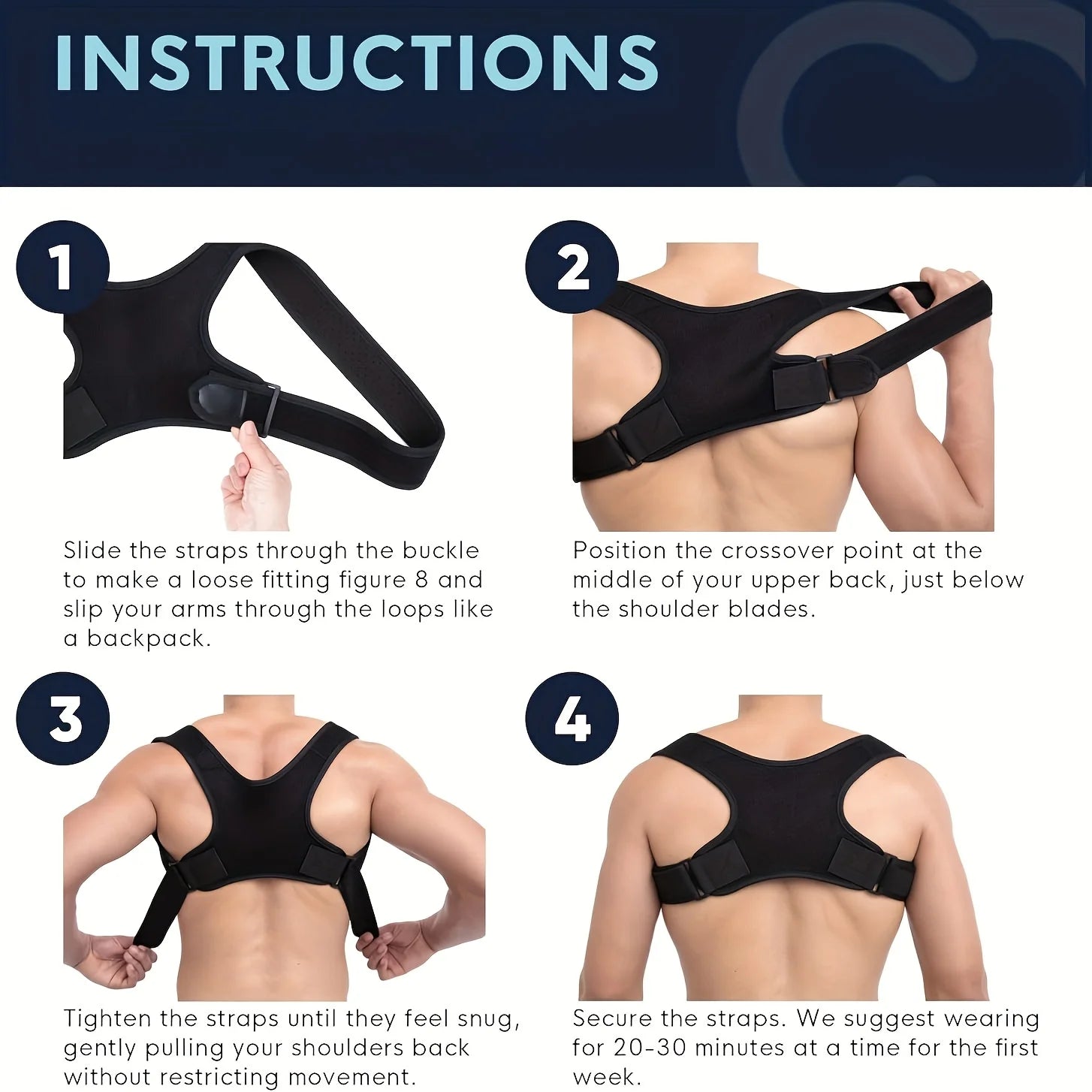AthletiCore Posture Corrector Back Support Belt
