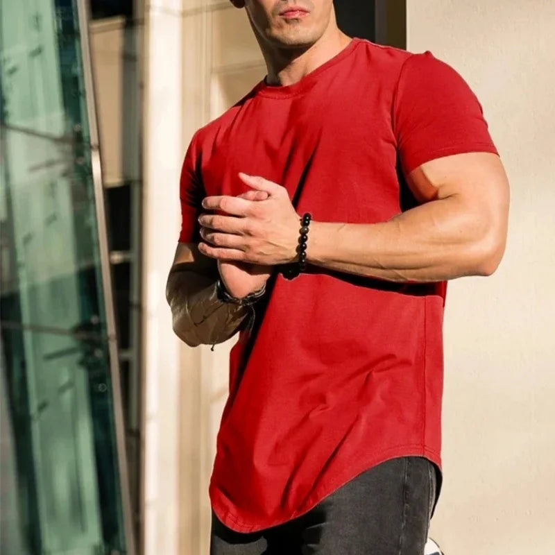 Men’s Muscle Fit Training T-Shirt – Short Sleeve