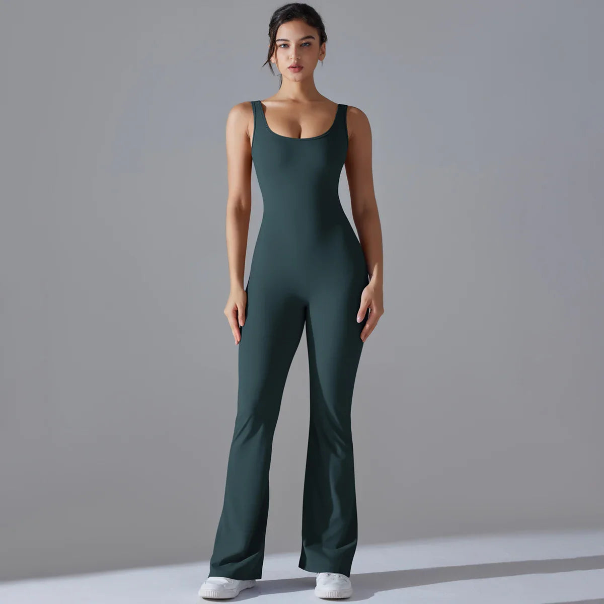 Women Jumpsuit Backless Fitness Suit