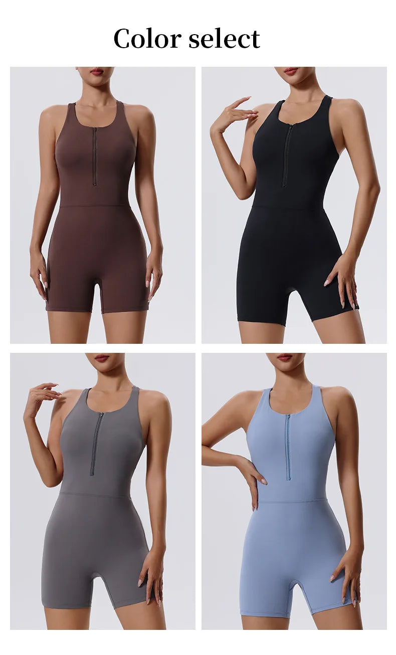 Women Jumpsuit Tracksuit Gym Set