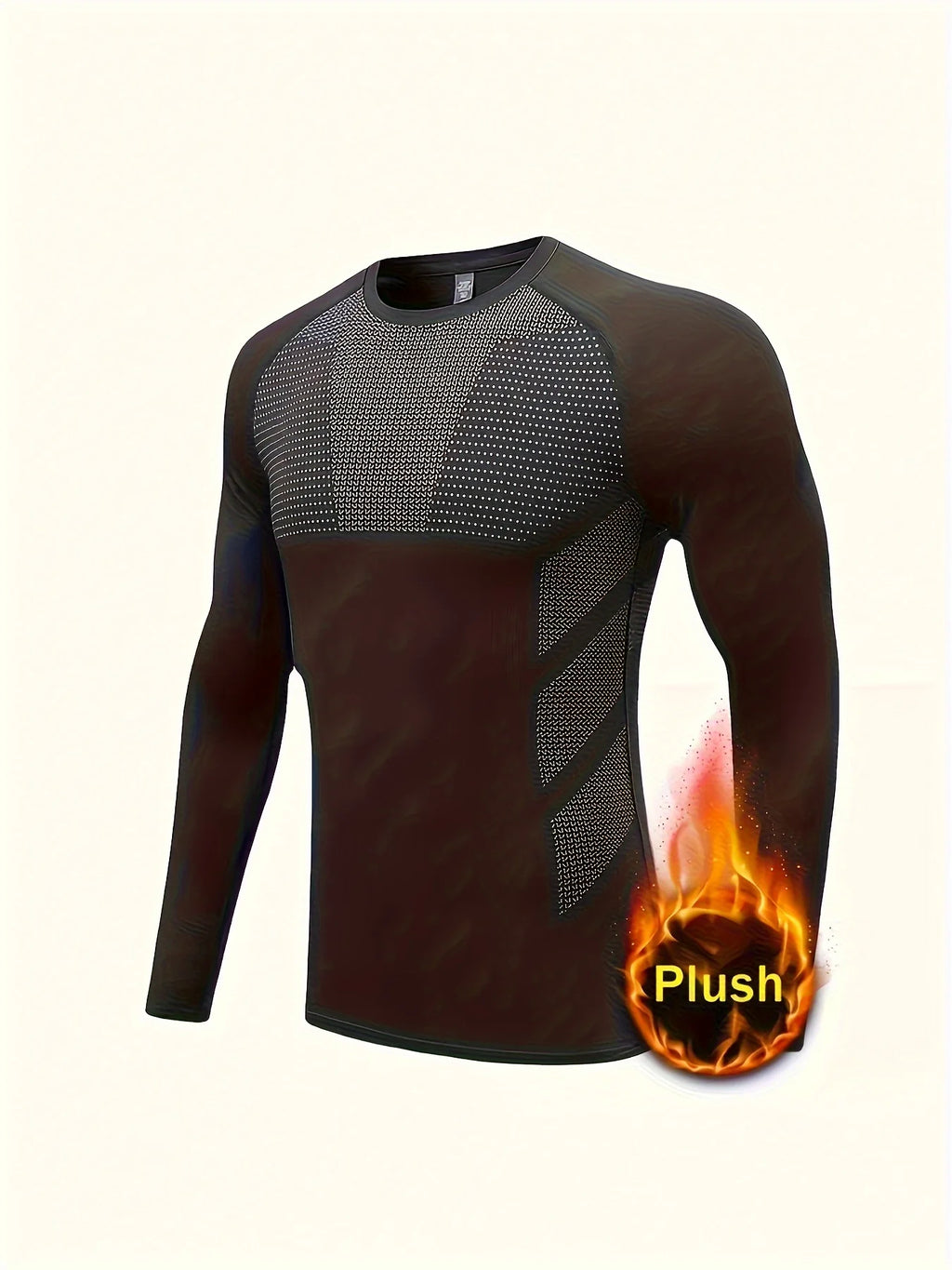 Men’s Thermal Long Sleeve Compression Training Shirt