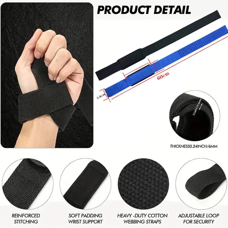 AthletiCore Weightlifting Wrist Straps