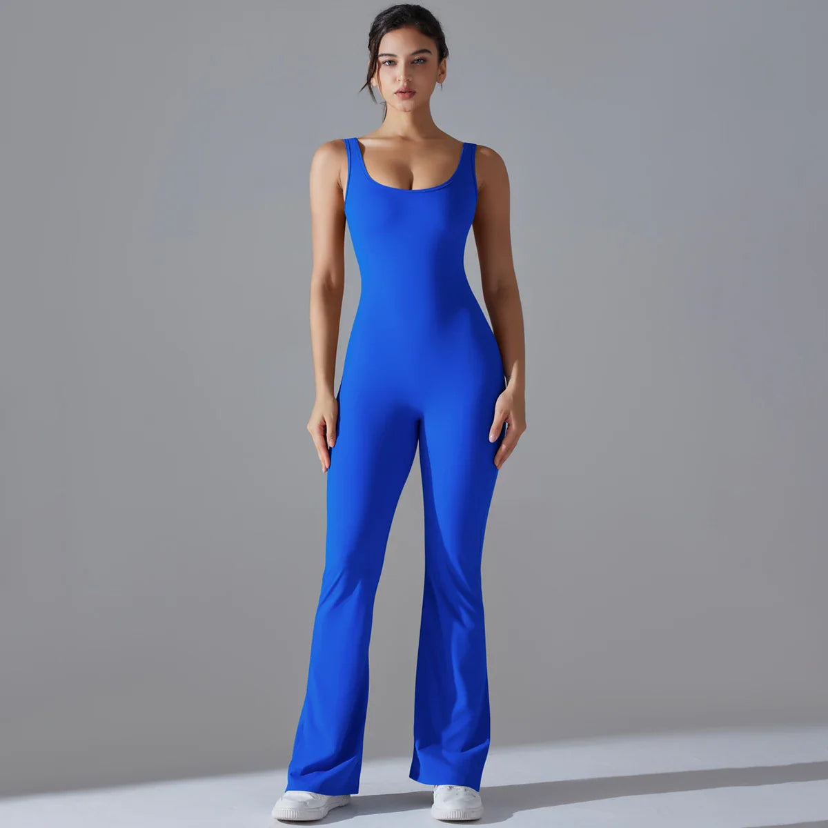 Women Jumpsuit Backless Fitness Suit