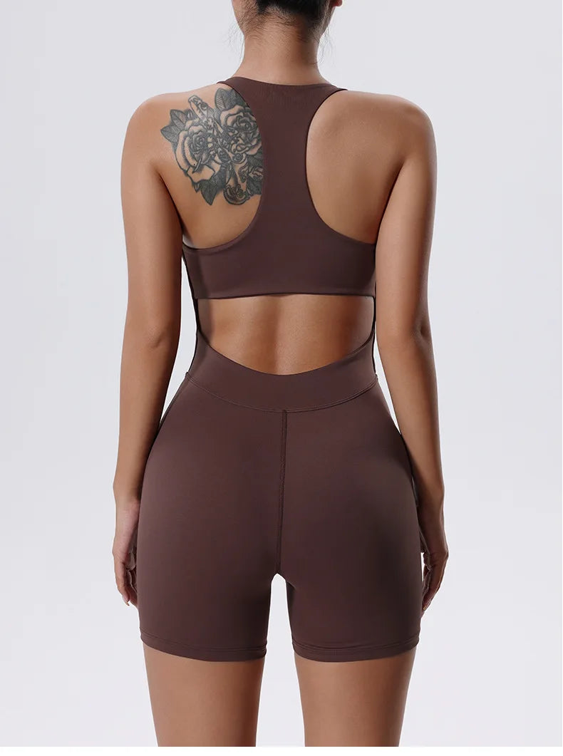 Women Jumpsuit Tracksuit Gym Set