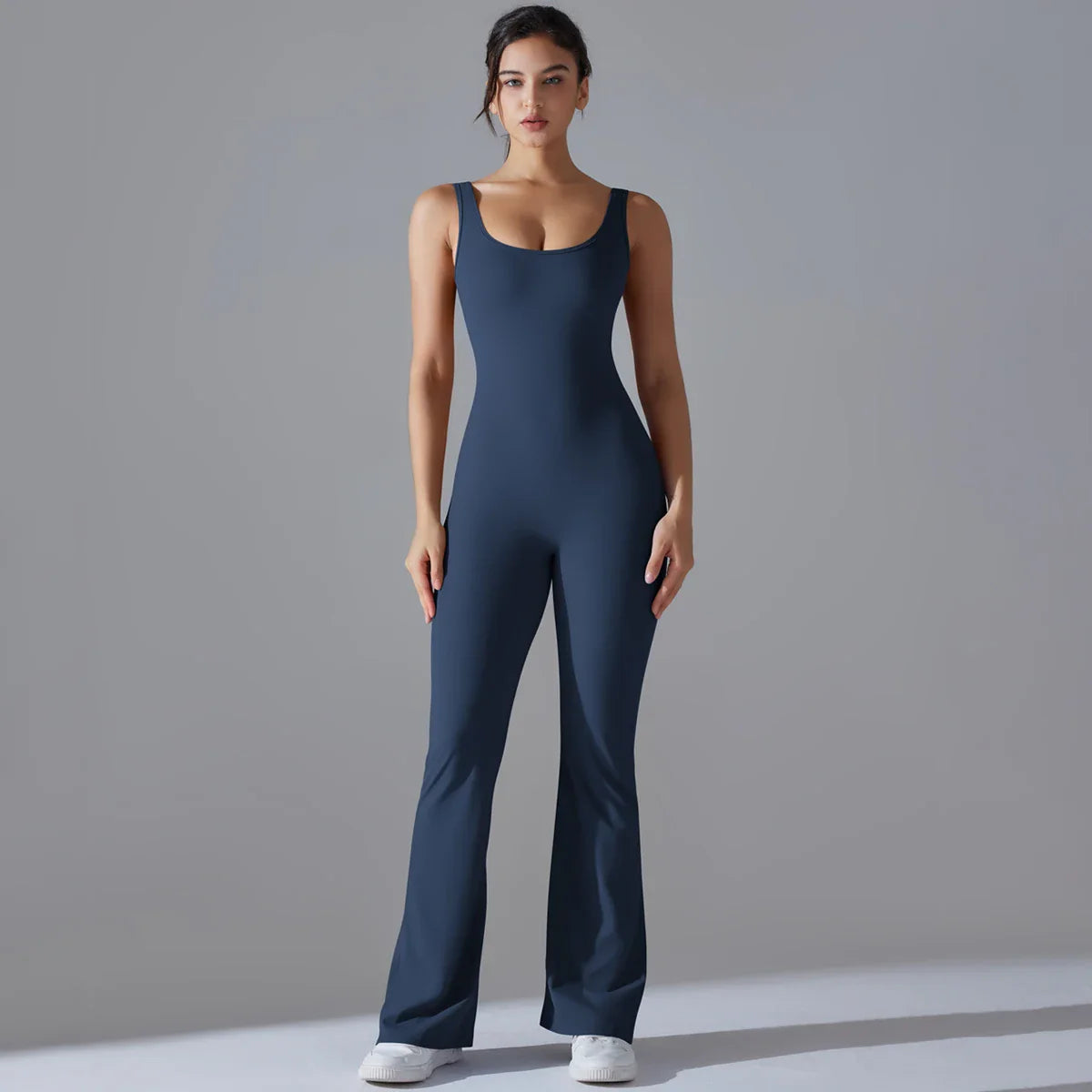 Women Jumpsuit Backless Fitness Suit