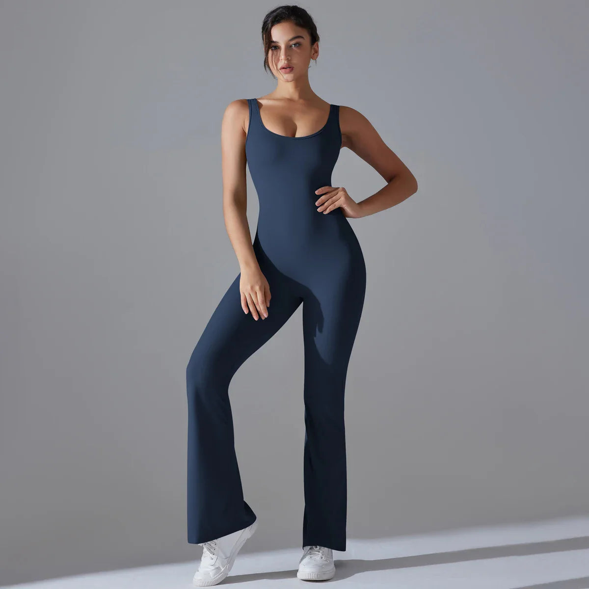 Women Jumpsuit Backless Fitness Suit