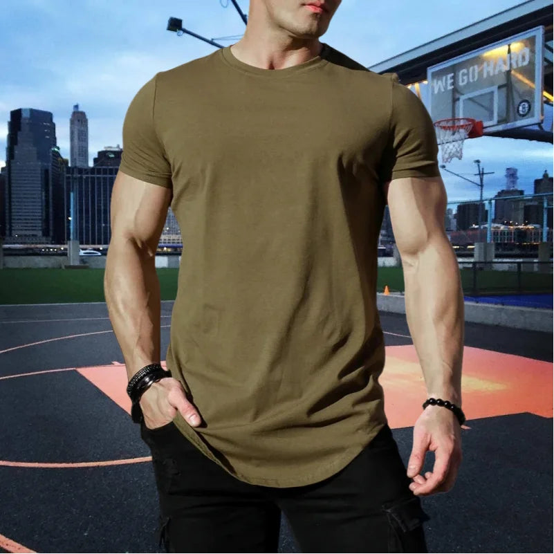 Men’s Muscle Fit Training T-Shirt – Short Sleeve