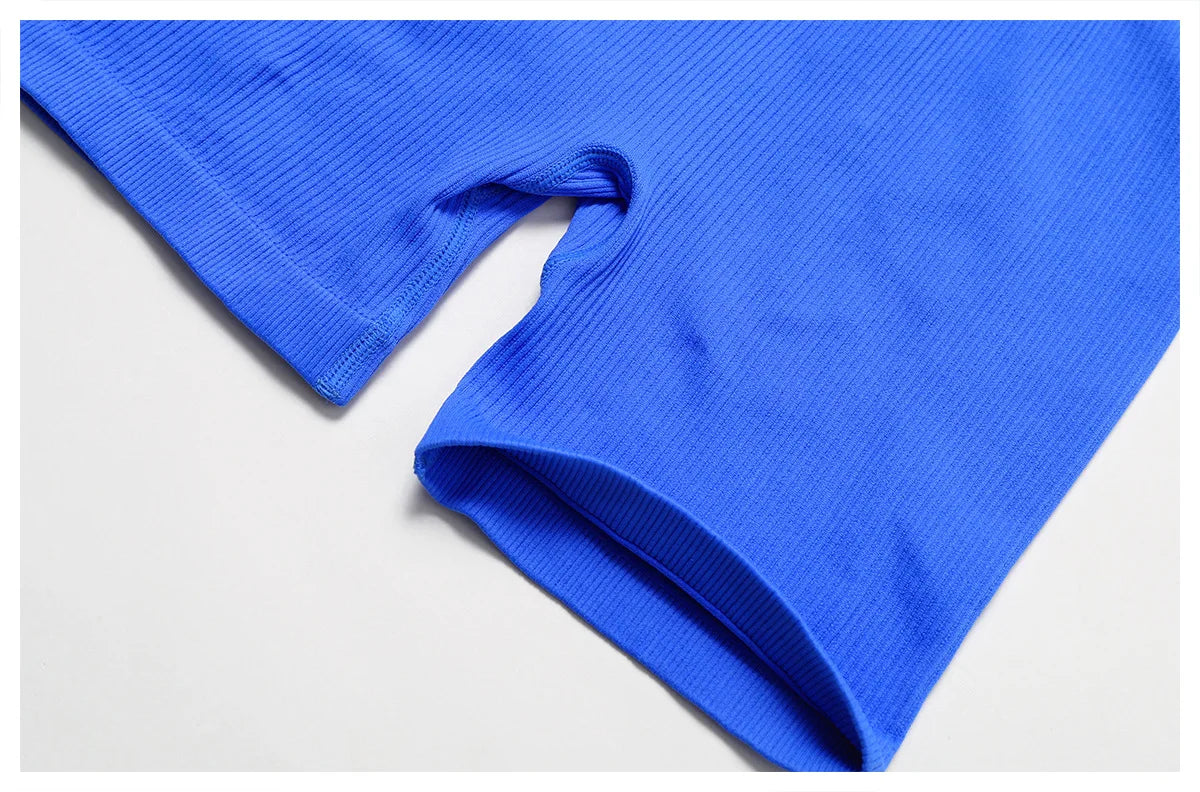 Women Jumpsuit Ribbed Yoga Tracksuit