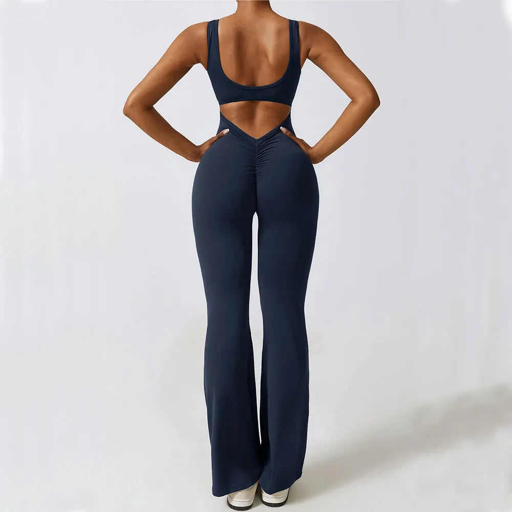 Women Jumpsuit Yoga Training Set
