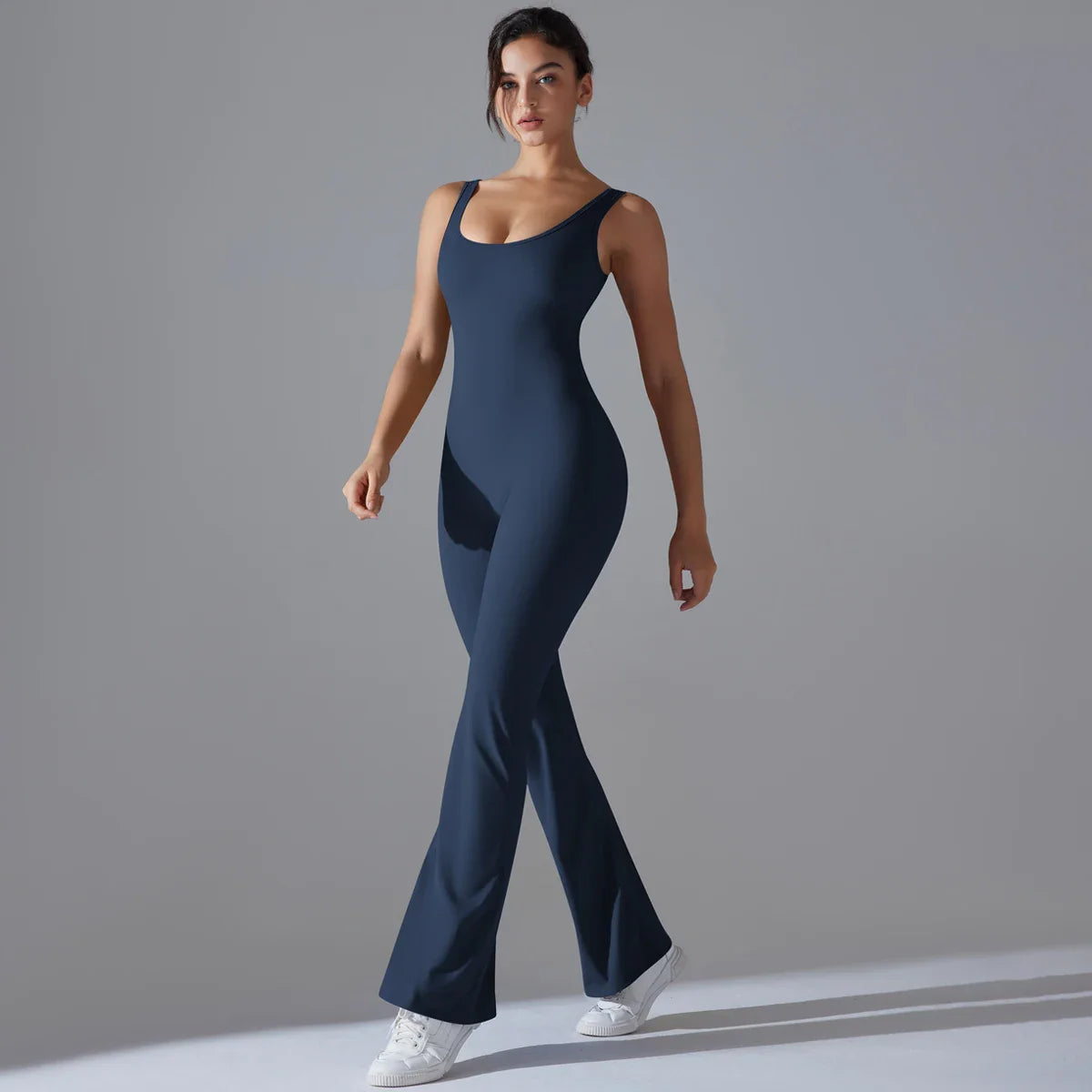 Women Jumpsuit Backless Fitness Suit