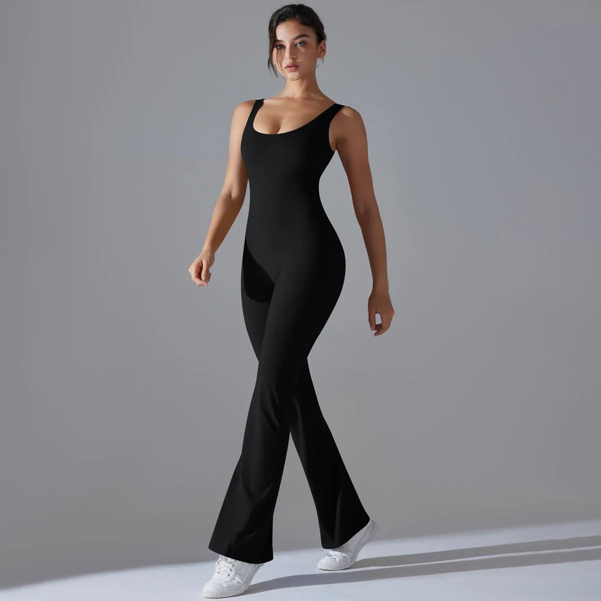 Women Jumpsuit Backless Fitness Suit