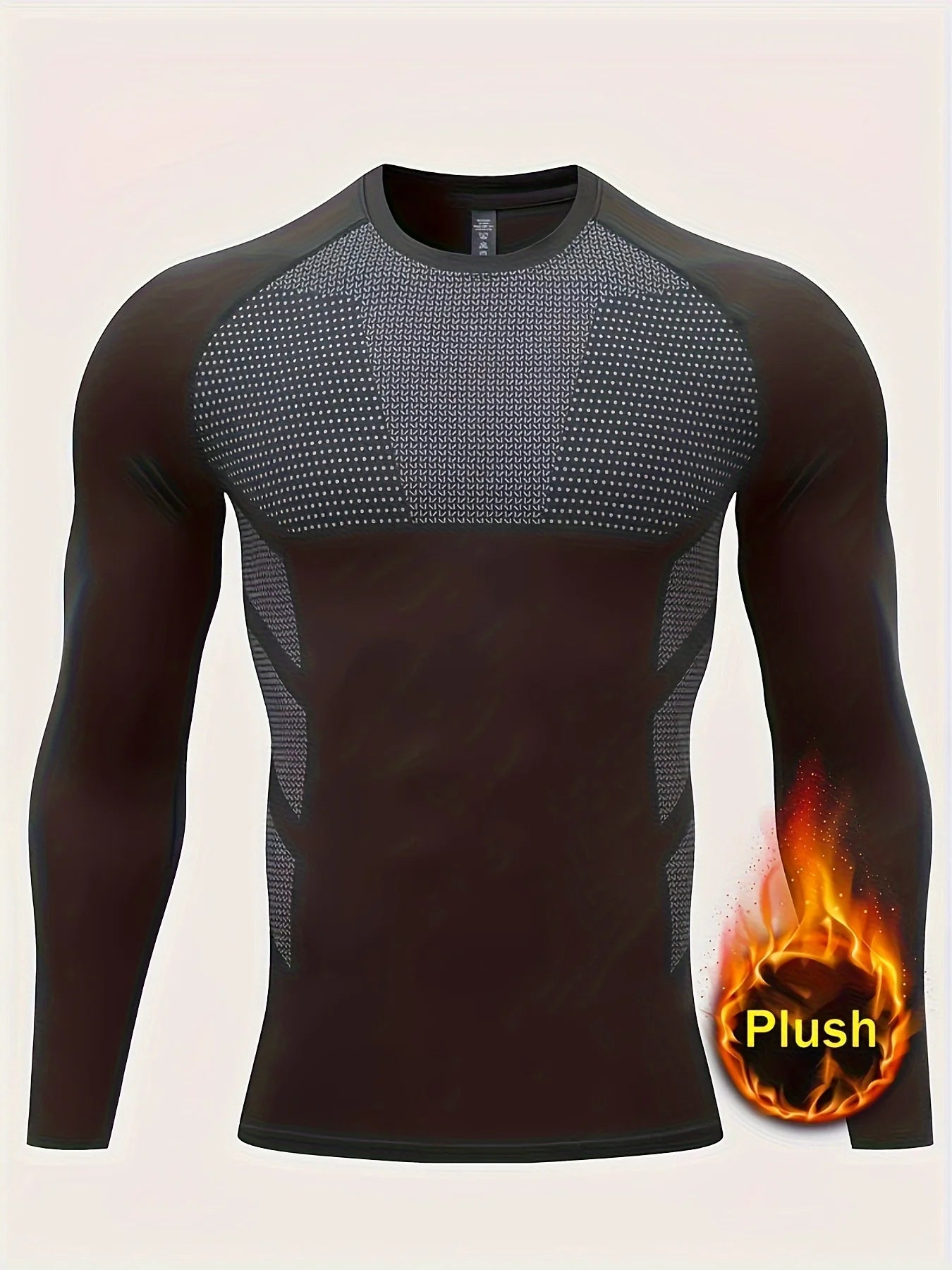 Men’s Thermal Long Sleeve Compression Training Shirt
