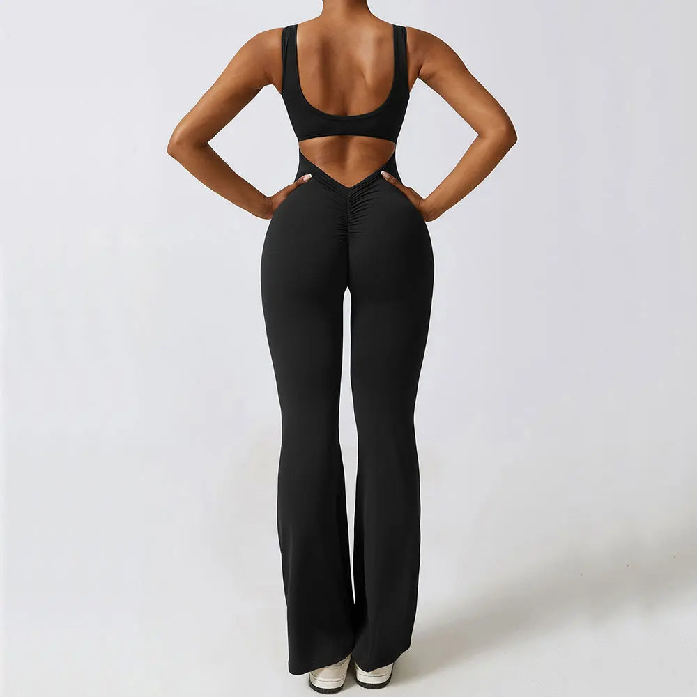 Women Jumpsuit Yoga Training Set