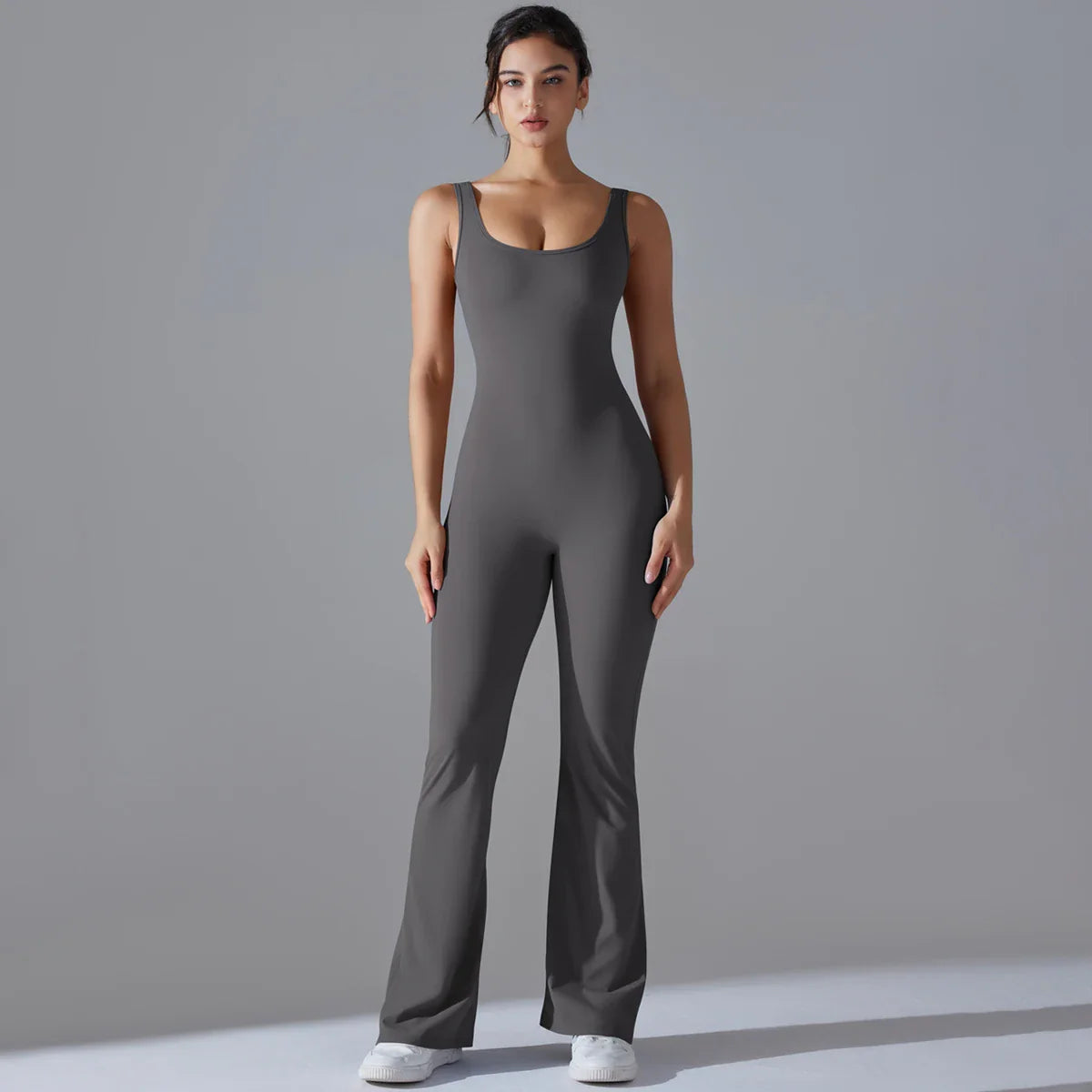 Women Jumpsuit Backless Fitness Suit