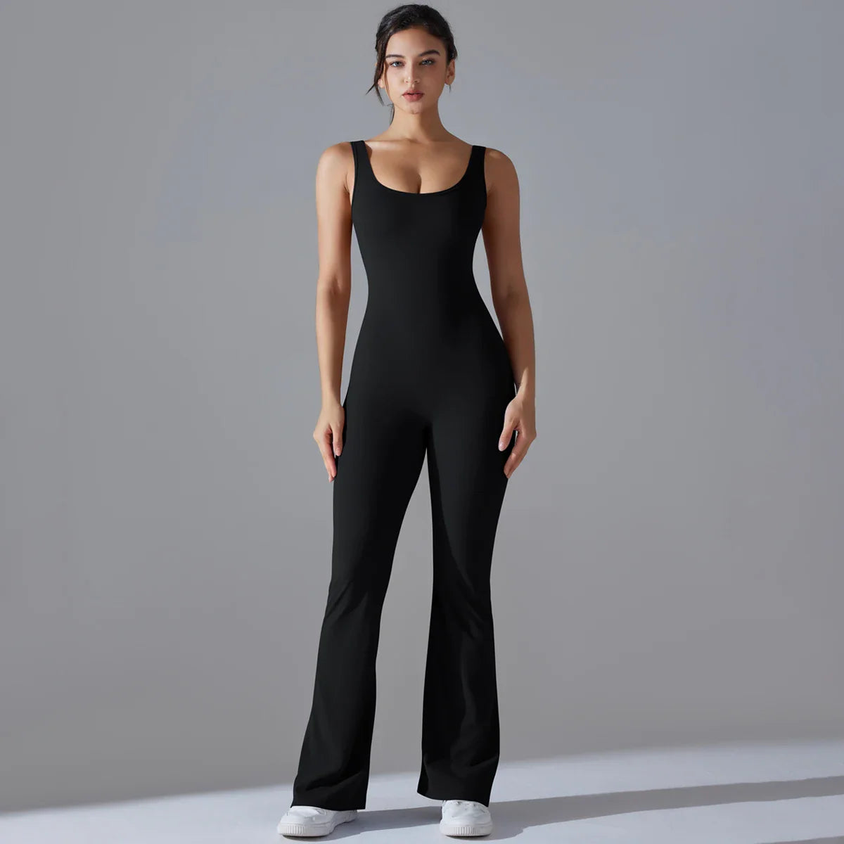 Women Jumpsuit Backless Fitness Suit