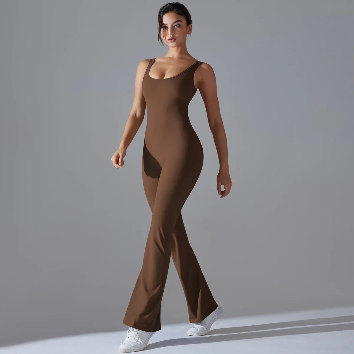 Women Jumpsuit Backless Fitness Suit