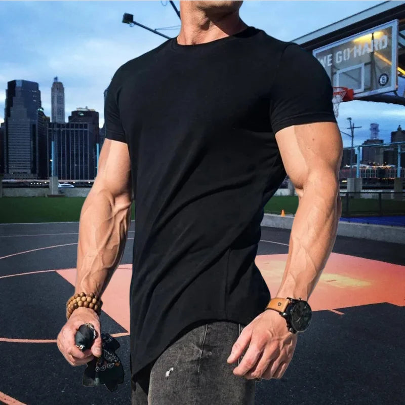 Men’s Muscle Fit Training T-Shirt – Short Sleeve