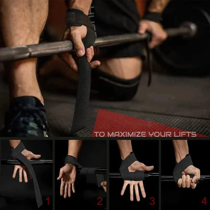 AthletiCore Weightlifting Wrist Straps