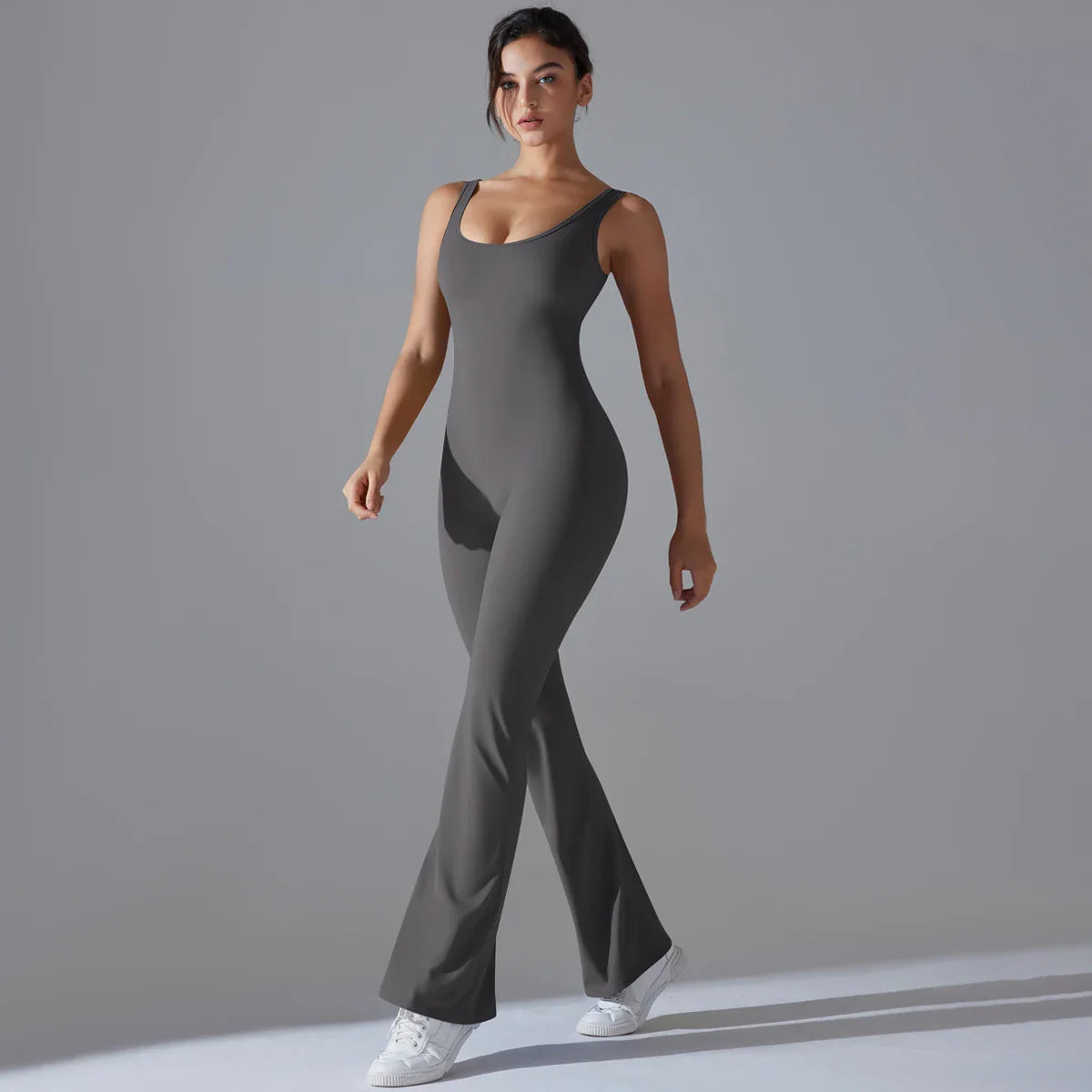 Women Jumpsuit Backless Fitness Suit
