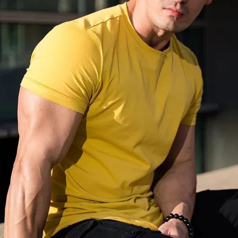 Men’s Muscle Fit Training T-Shirt – Short Sleeve