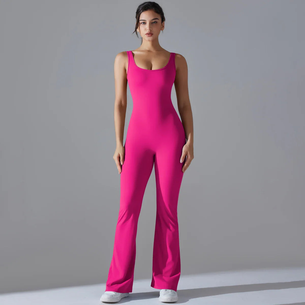Women Jumpsuit Backless Fitness Suit
