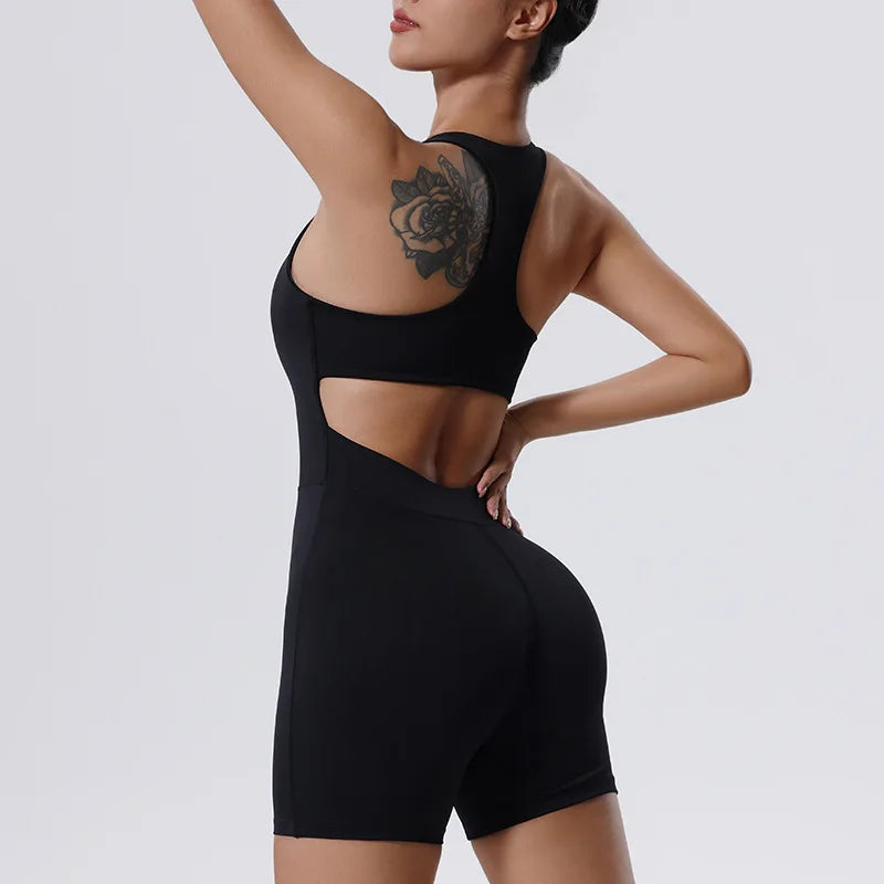 Women Jumpsuit Tracksuit Gym Set