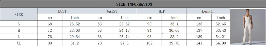 Women Jumpsuit Backless Fitness Suit