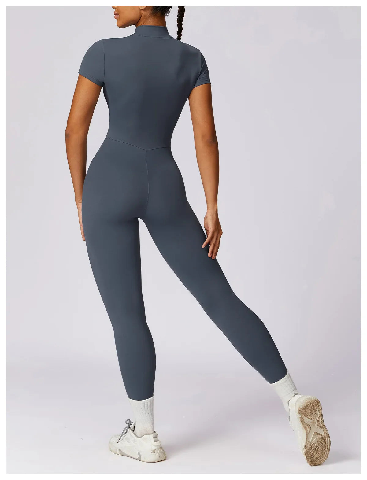 Women Jumpsuit Zipper Yoga Suit