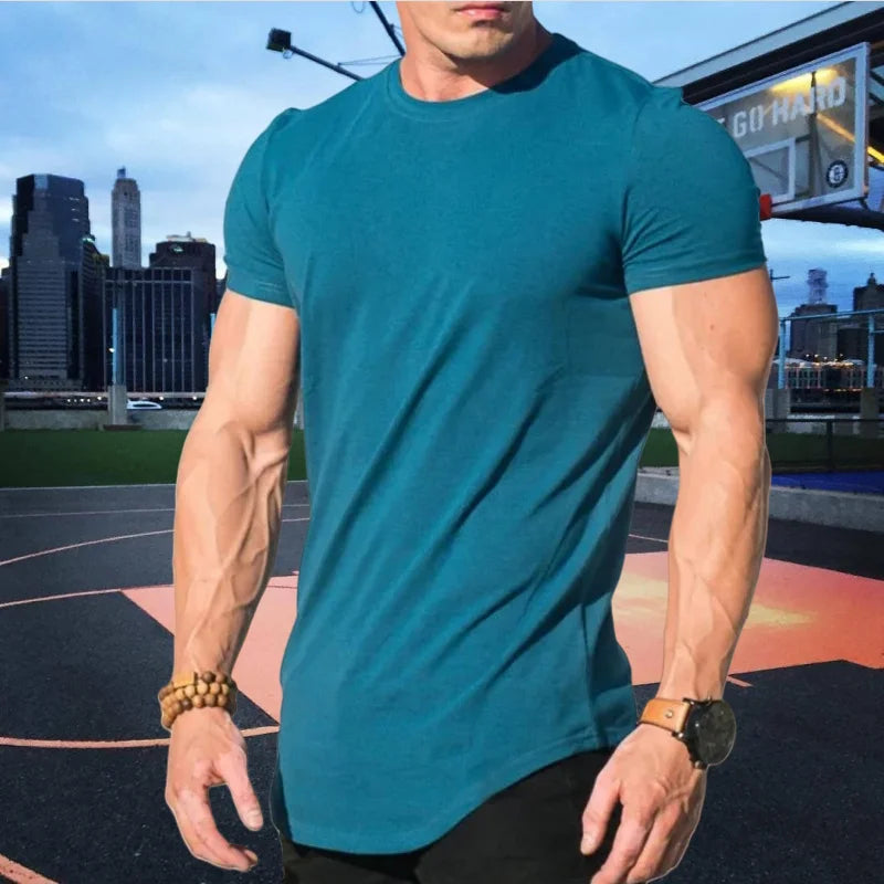 Men’s Muscle Fit Training T-Shirt – Short Sleeve