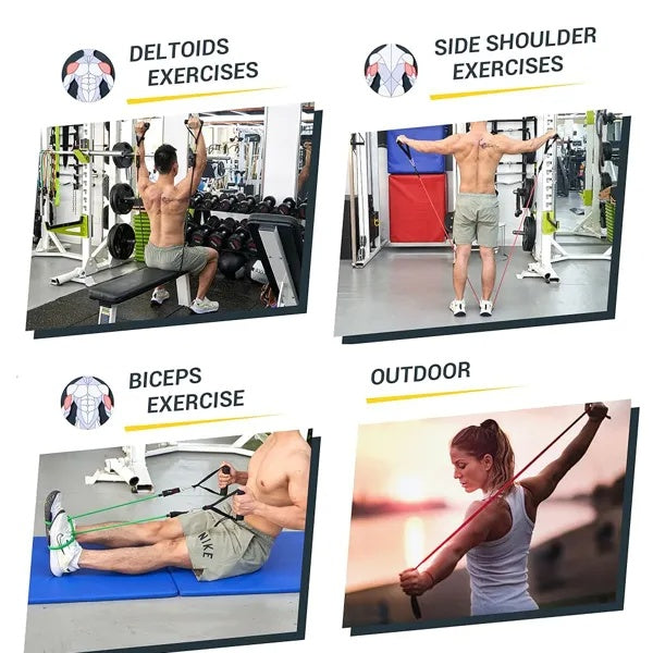 AthletiCore 5-Piece Resistance Band Set