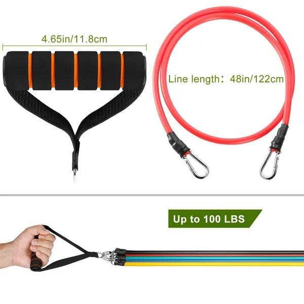 AthletiCore 11-Piece Resistance Bands Set