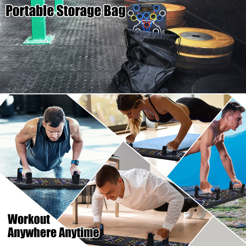 AthletiCore 15-in-1 Push-Up Training Board Kit