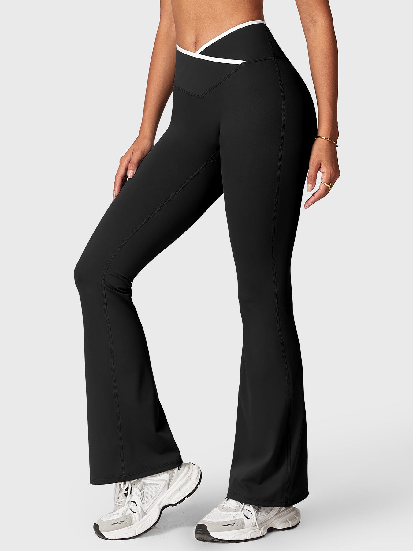 Gymfit Alberta Contrast Flare Leggings