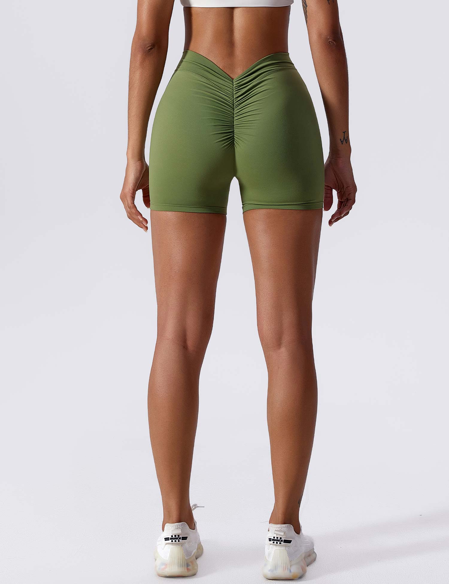 Gymfit V-back Ruched Shorts