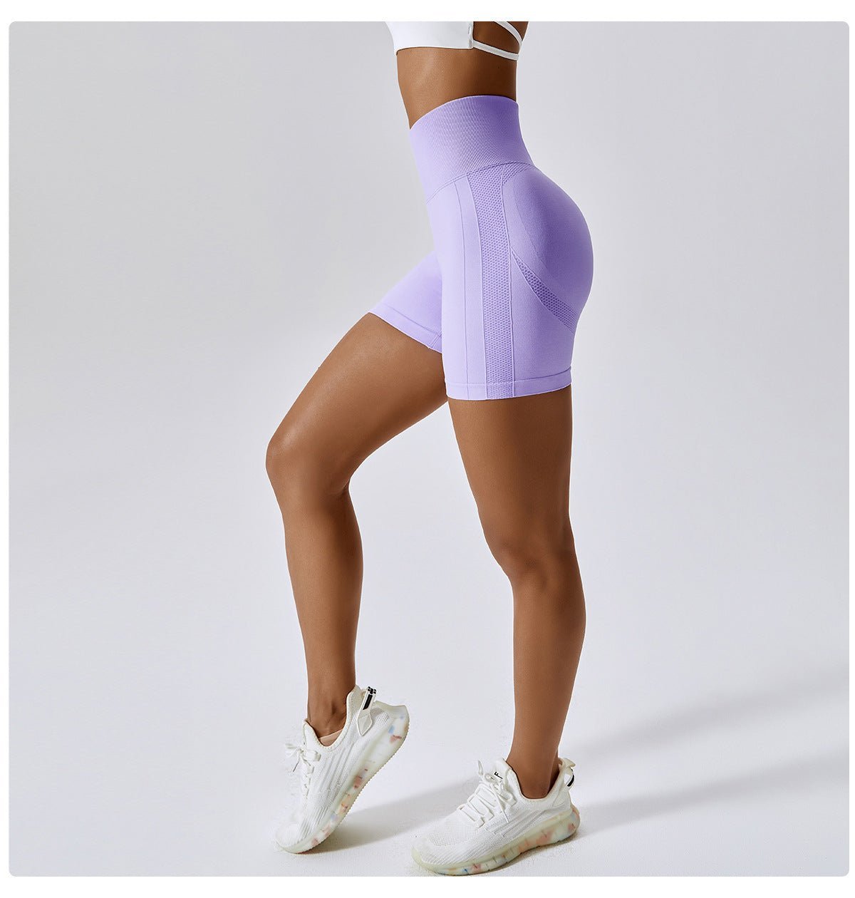 Gymfit V-söm shorts lila