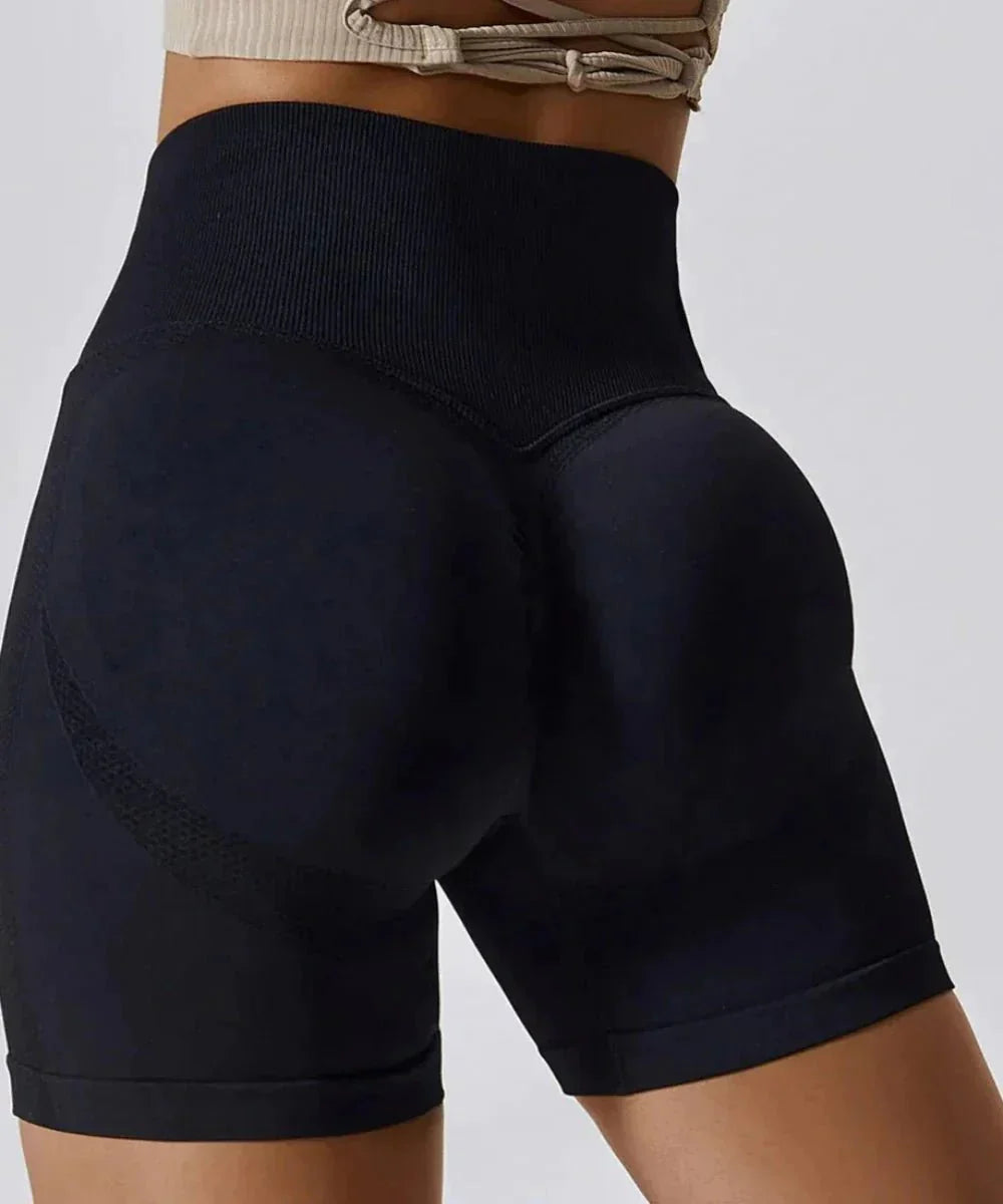 Gymfit V-söm shorts svart