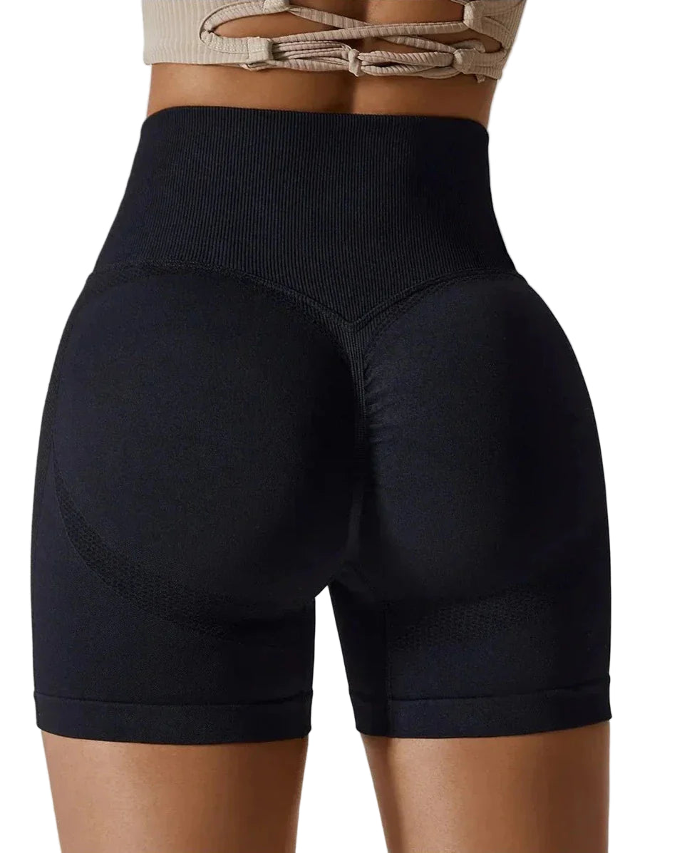 Gymfit V-söm shorts svart