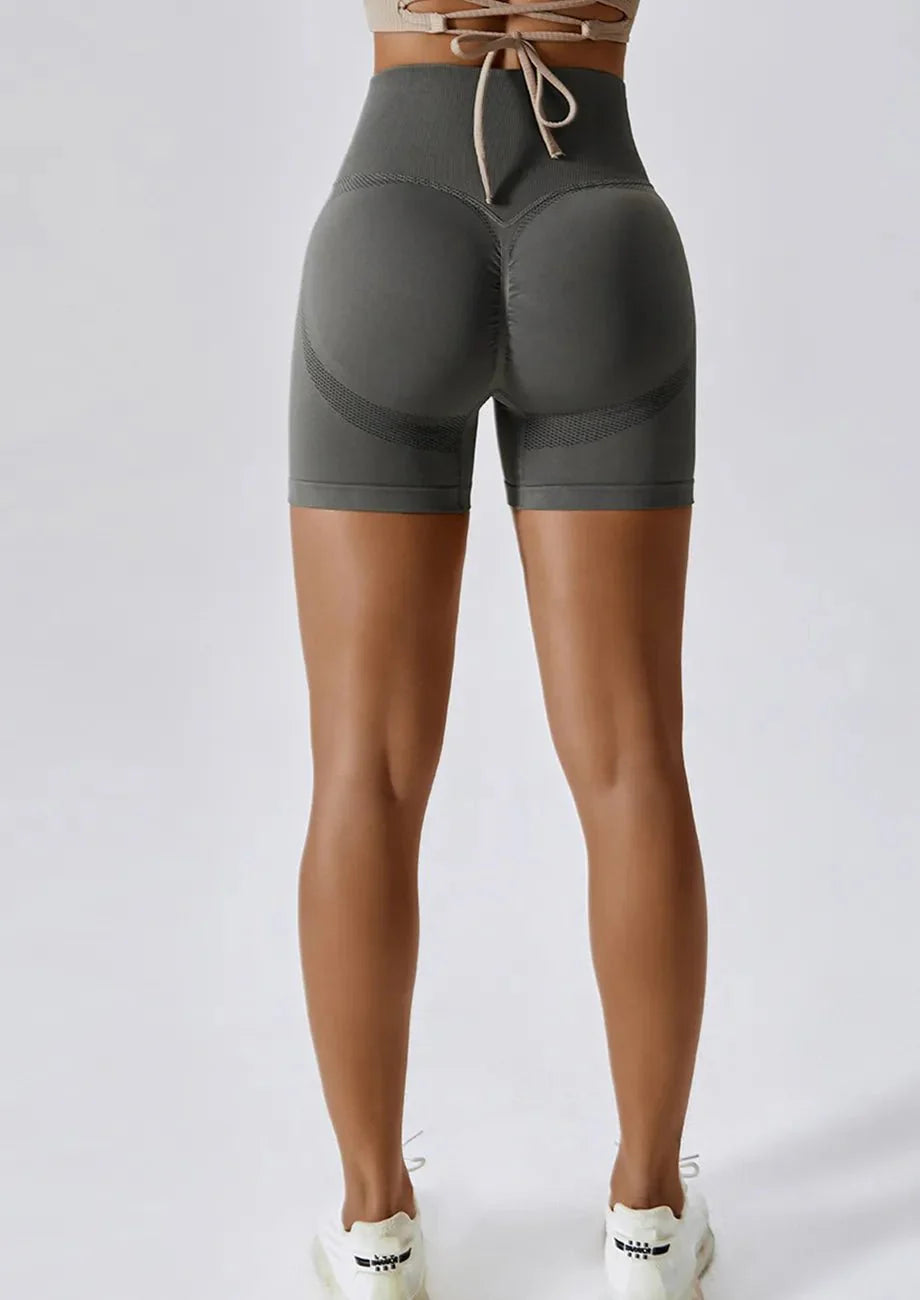 Gymfit V-söm shorts grå