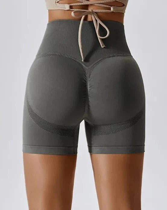 Gymfit V-söm shorts grå