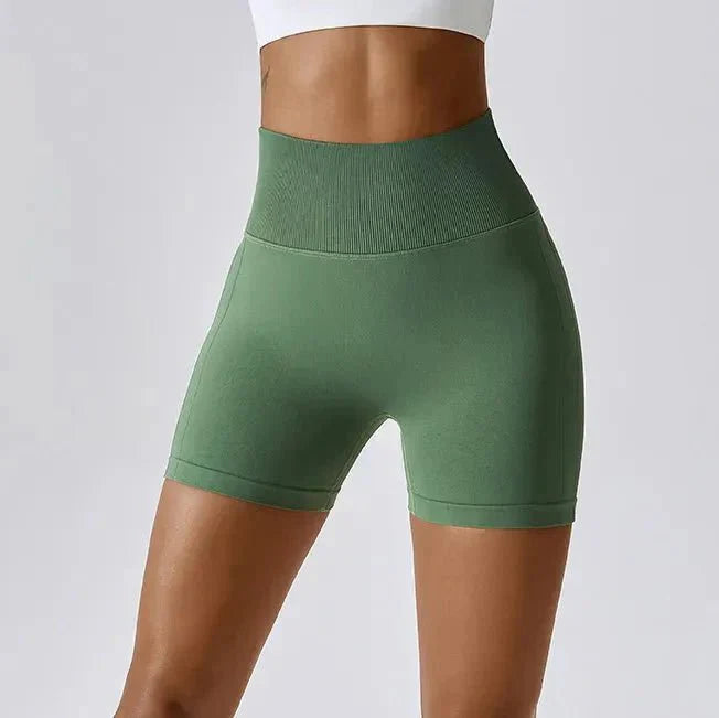 Gymfit V-söm shorts grön