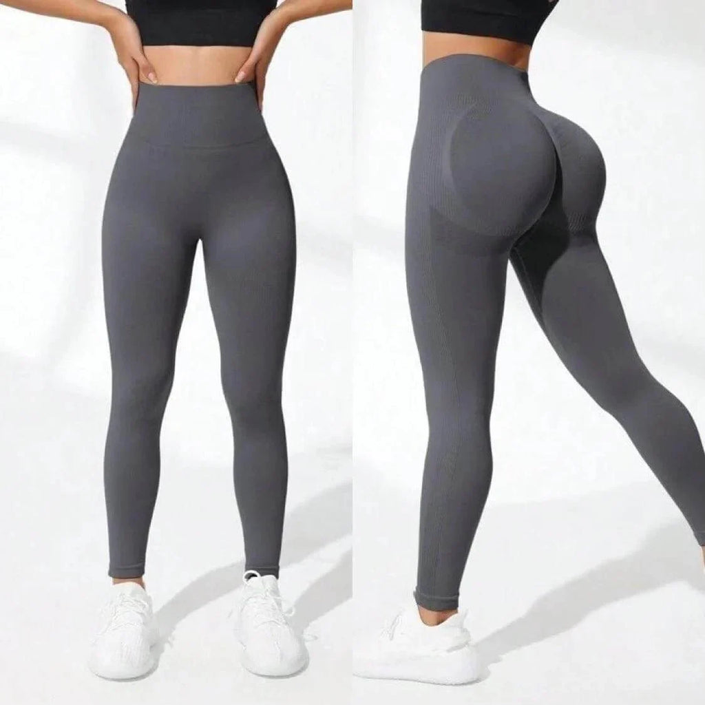 Seamless leggings – hög midja och lyftande design