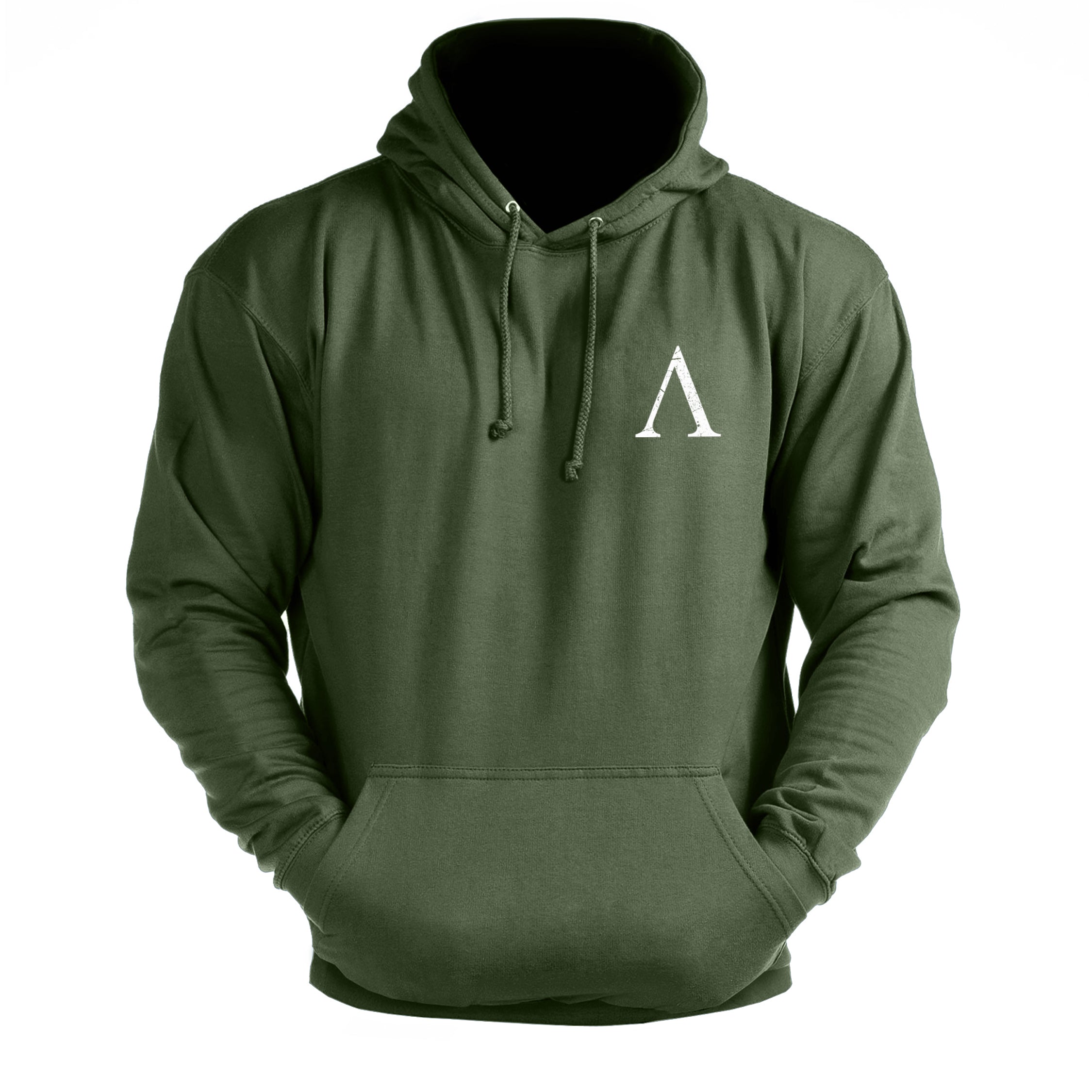 Spartan Forged V Logo - Gym Hoodie