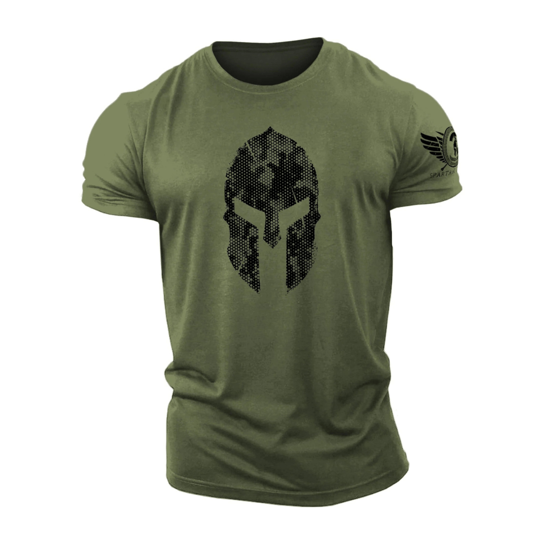 Spartan Helmet Camo T-Shirt
