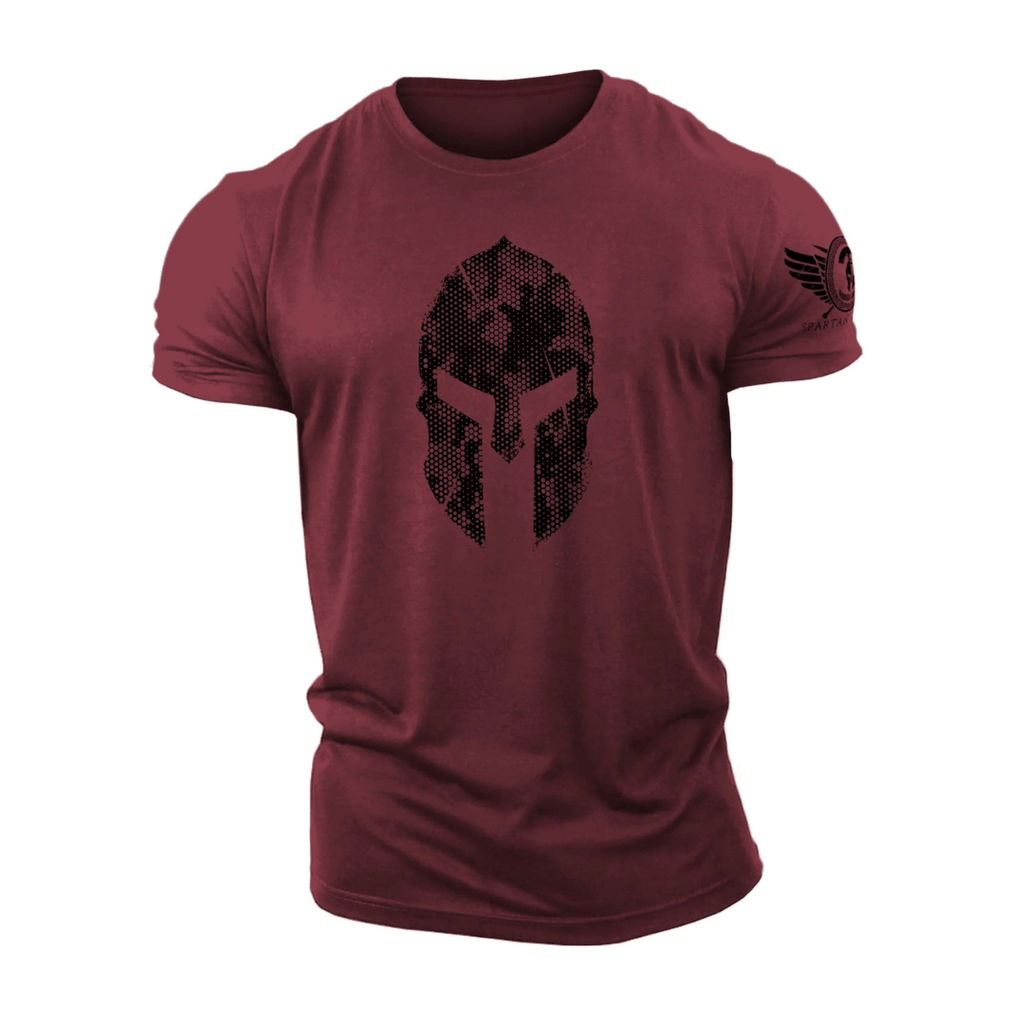 Spartan Helmet Camo T-Shirt